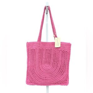 Universal Thread Pink Crochet Tote